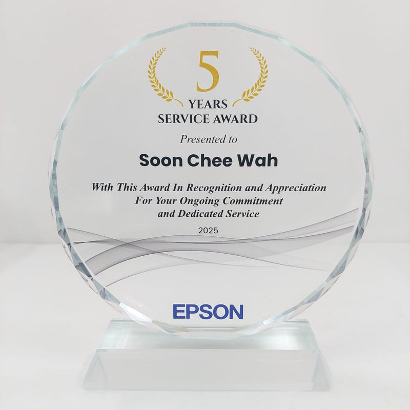 Design C Crystal Trophy