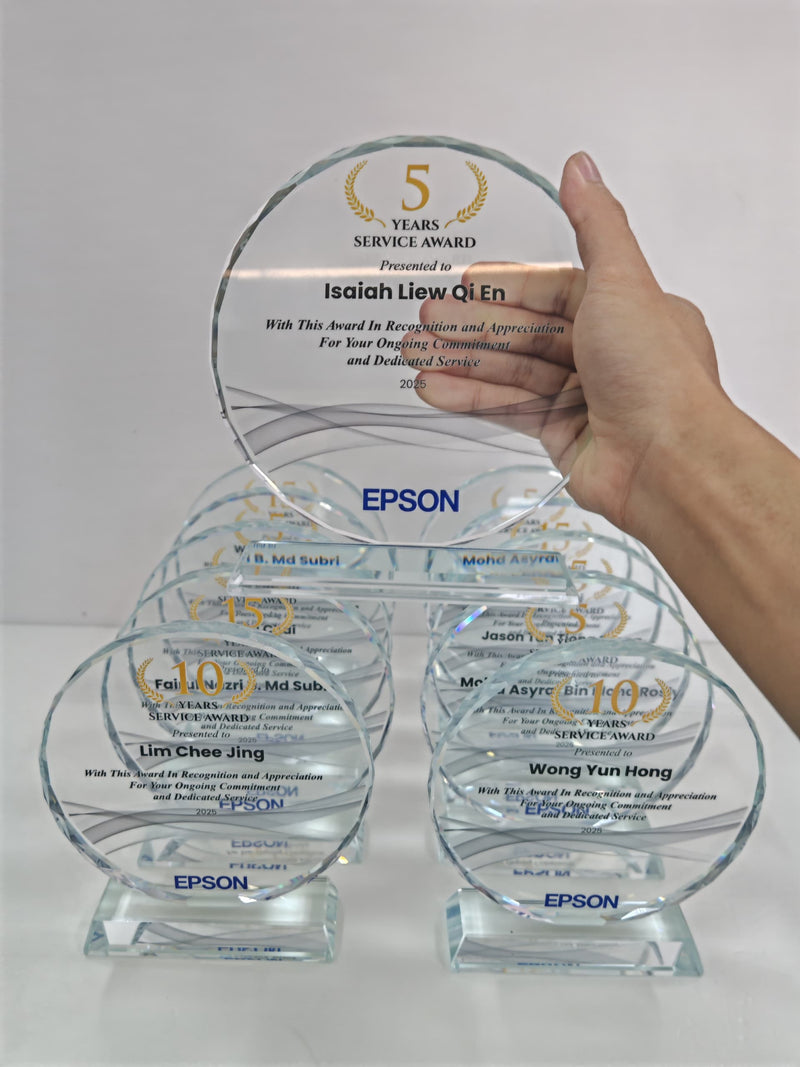 Design C Crystal Trophy