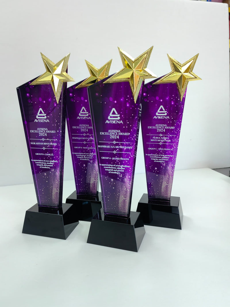 Design B Crystal Trophy