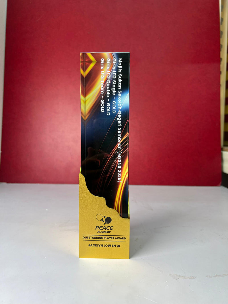 Design J Crystal Trophy