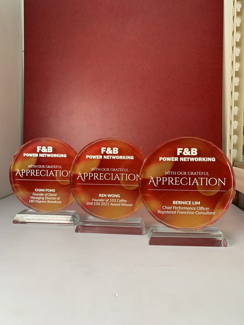 Design C Crystal Trophy