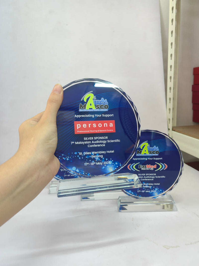 Design C Crystal Trophy