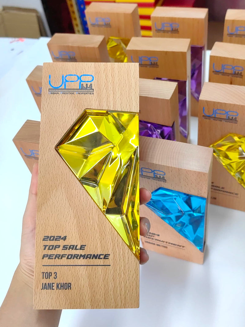 Design AD7 Crystal Trophy