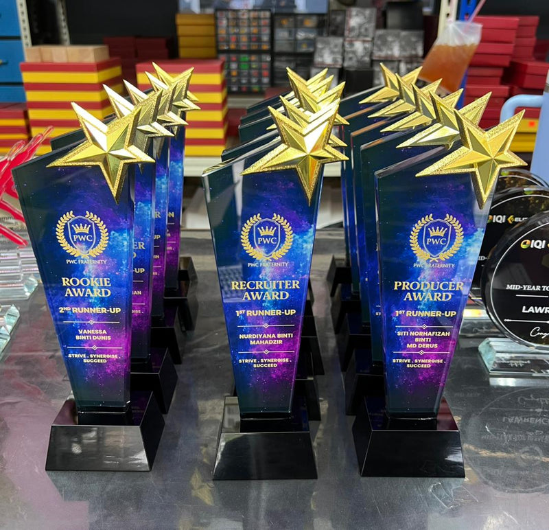 Design B Crystal Trophy