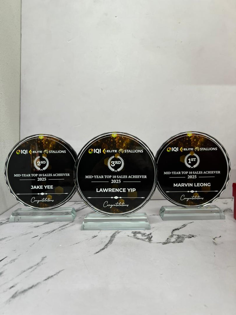 Design C Crystal Trophy