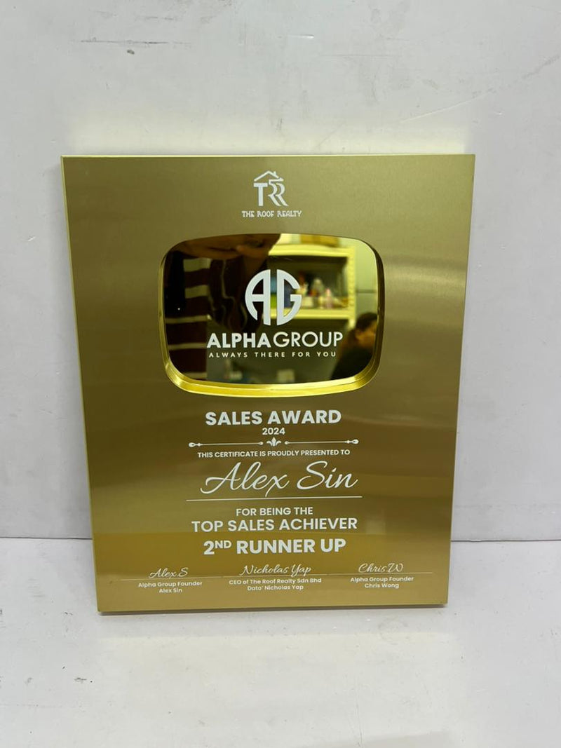 DESIGN PL8004 Plaque Award