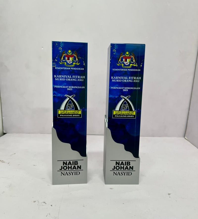 Design J Crystal Trophy