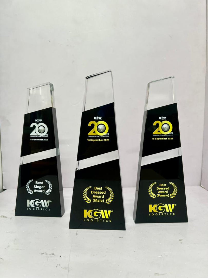 Design E Crystal Trophy