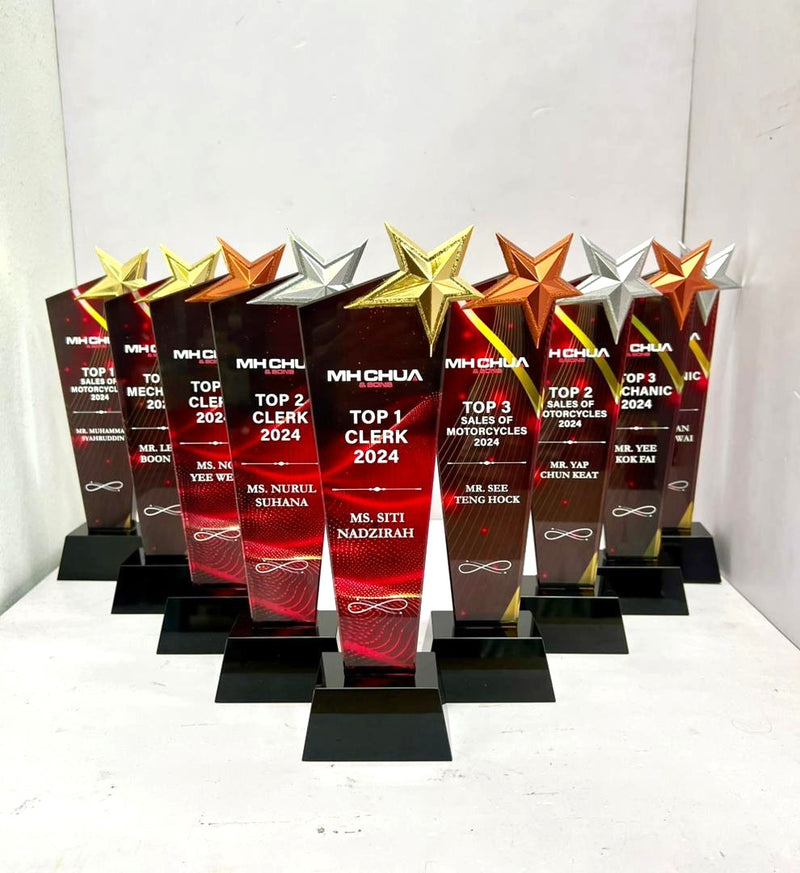 Design B Crystal Trophy