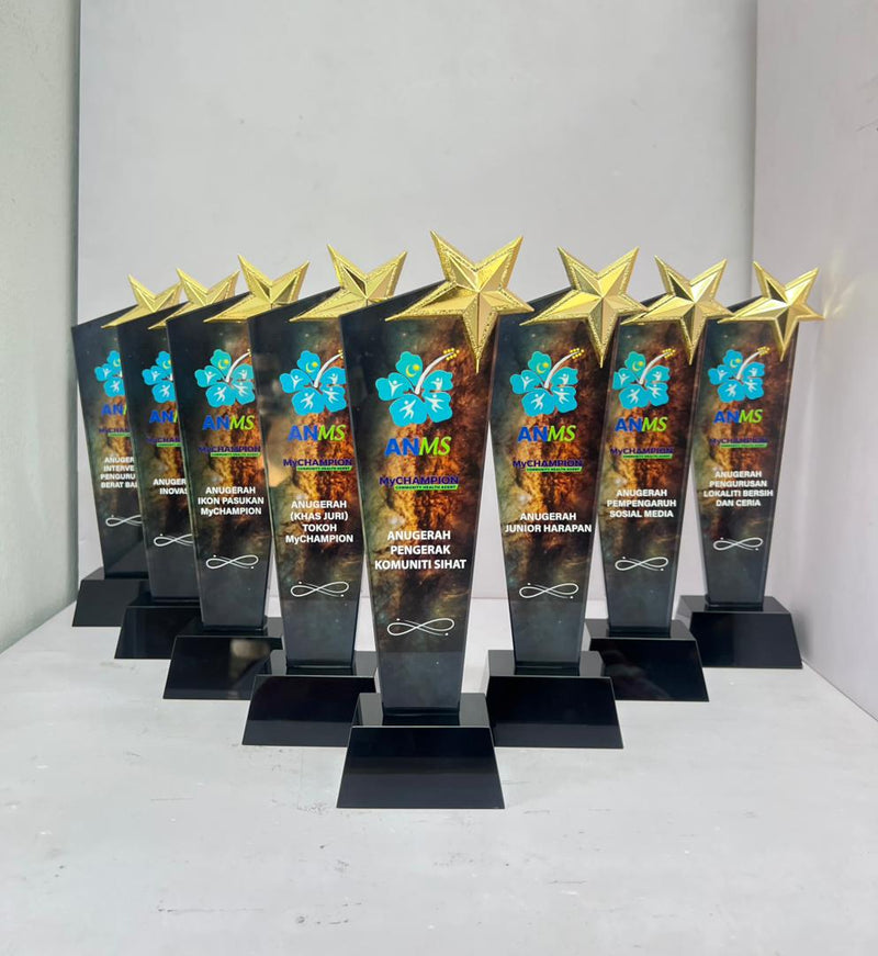 Design B Crystal Trophy