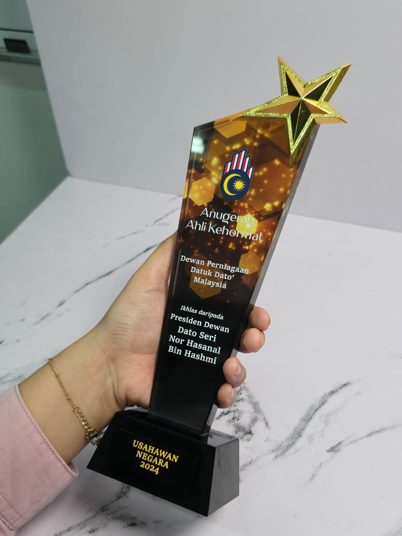 Design B Crystal Trophy