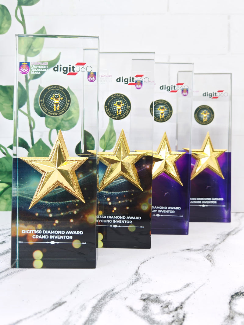 Design D Crystal Trophy