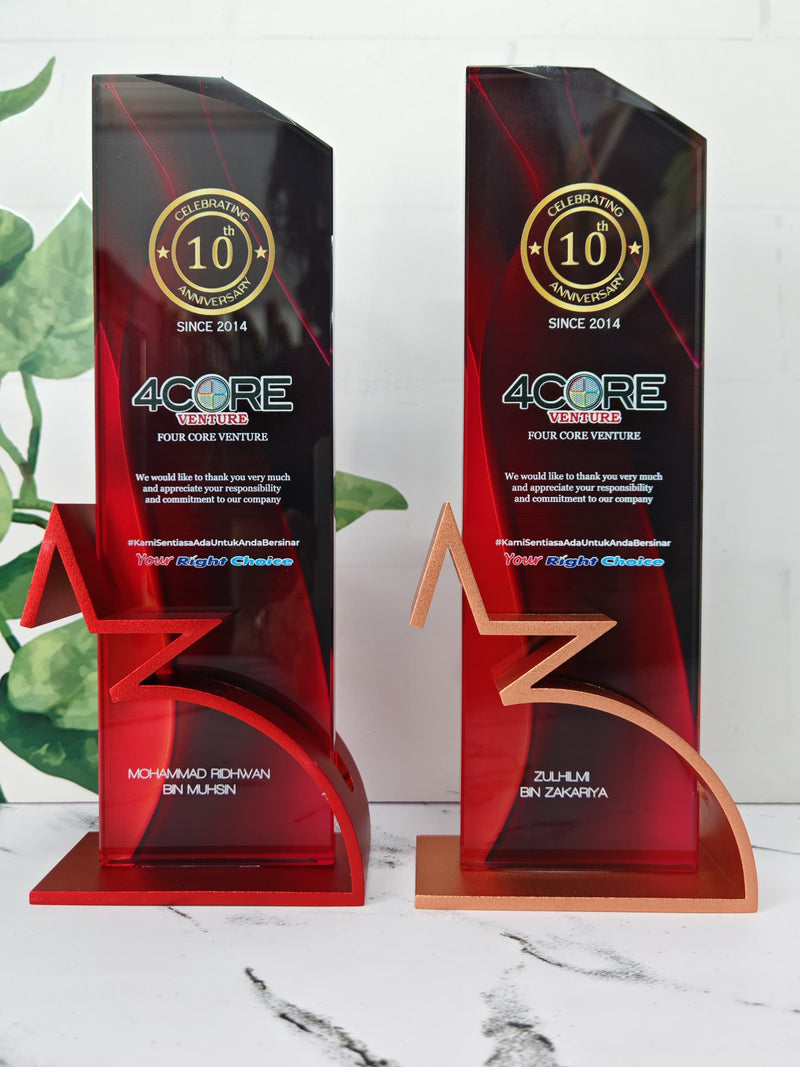 Design K Crystal Trophy