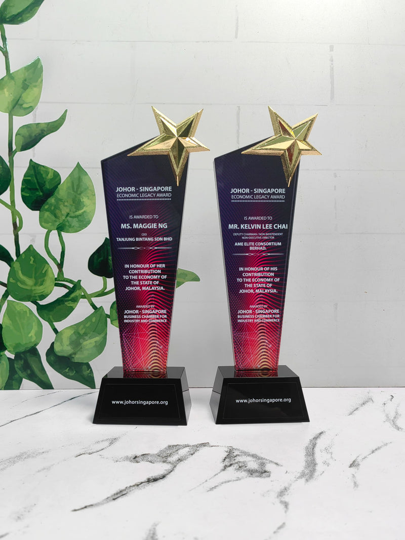 Design B Crystal Trophy