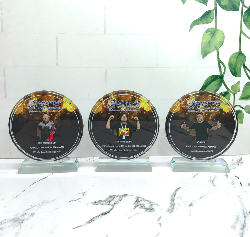 Design C Crystal Trophy