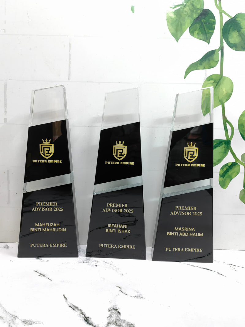 Design E Crystal Trophy