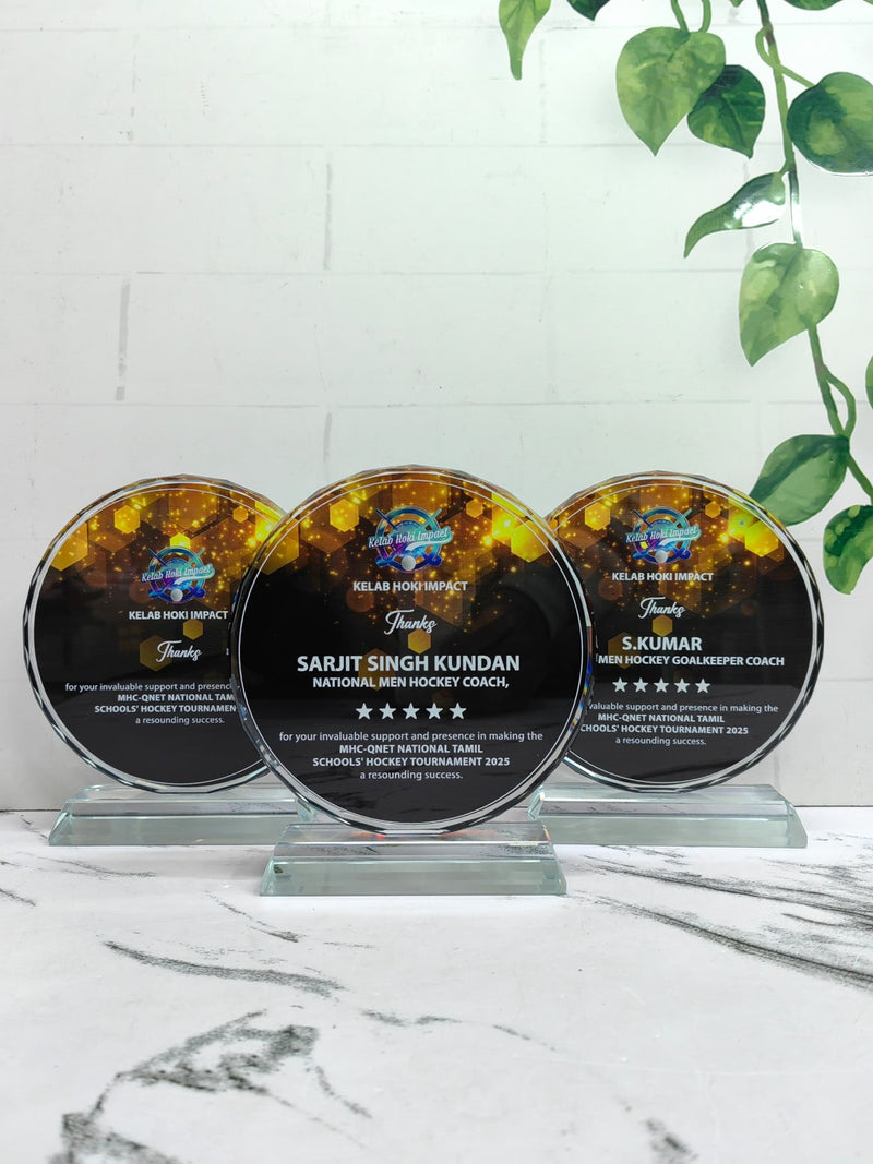 Design C Crystal Trophy