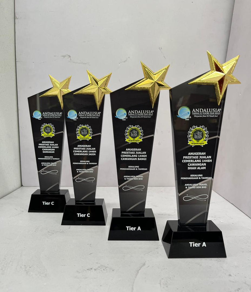 Design B Crystal Trophy