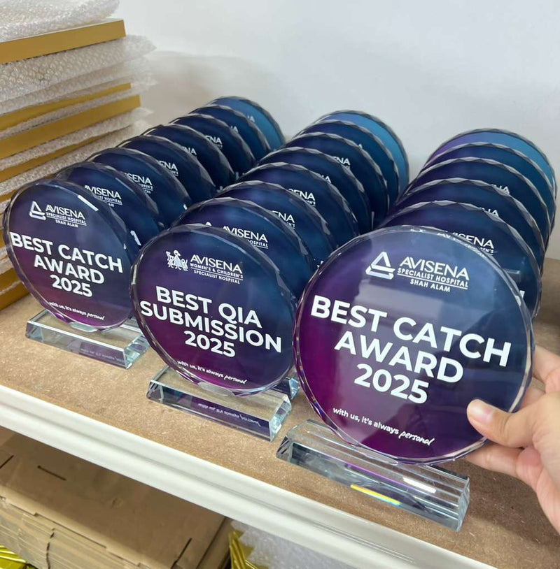 Design C Crystal Trophy