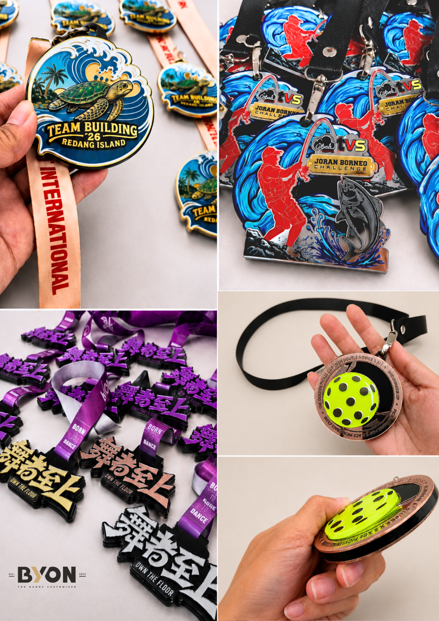 Custom Multi-Layer Acrylic Medal
