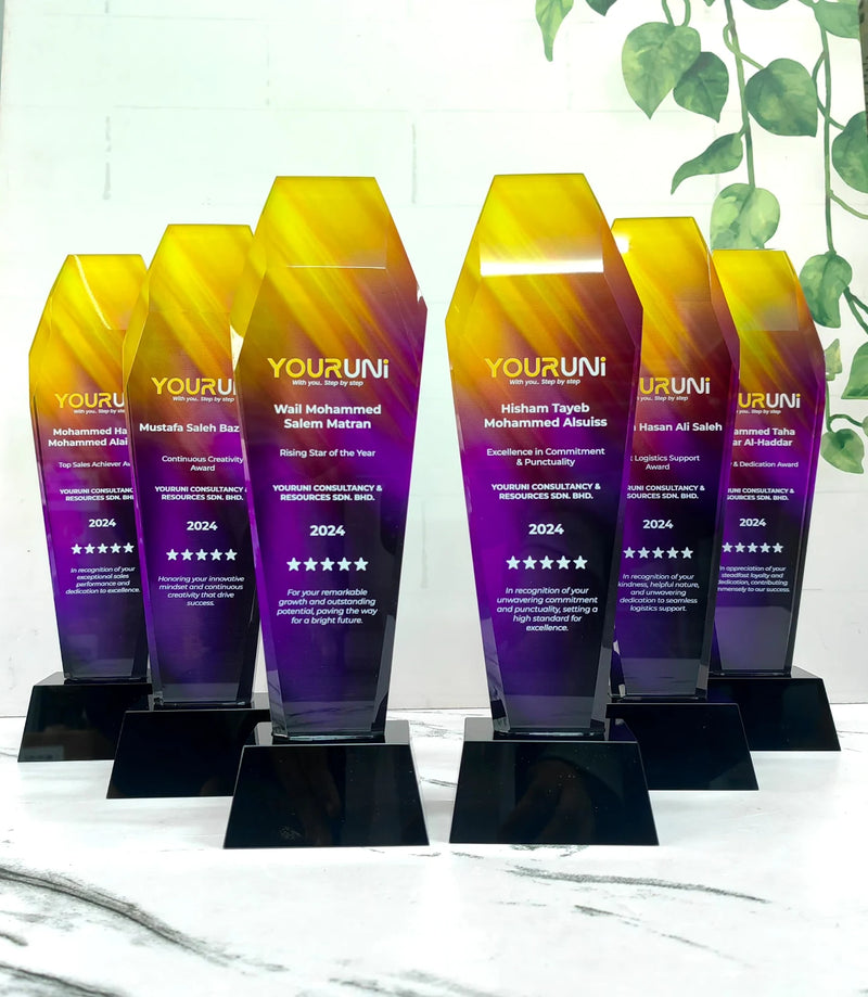 Design F Crystal Trophy